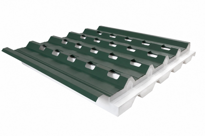 KAATOP RETROFIT 1/2 SANDUÍCHE TRAPEZOIDAL TÉRMICA PLANTÁVEL - NÚCLEO EM EPS 80 MM
