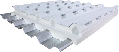 KAATOP TELHA SANDUÍCHE TRAPEZOIDAL TÉRMICA PLANTÁVEL - NÚCLEO EM EPS 80 MM