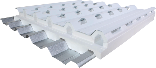 KAATOP TELHA TRAPEZOIDAL TÉRMICA SANDUÍCHE PLANTÁVEL - NÚCLEO EM EPS 80 MM