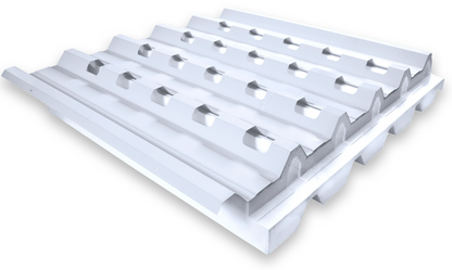 KAATOP RETROFIT 1/2 SANDUÍCHE TRAPEZOIDAL TÉRMICA PLANTÁVEL - NÚCLEO EM EPS 80 MM
