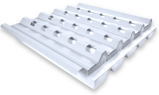 KAATOP RETROFIT 1/2 SANDUÍCHE TRAPEZOIDAL TÉRMICA PLANTÁVEL - NÚCLEO EM EPS 80 MM